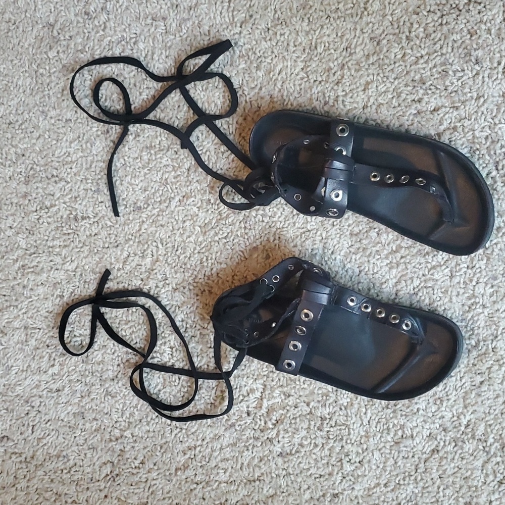Zara lace up sandals size 36